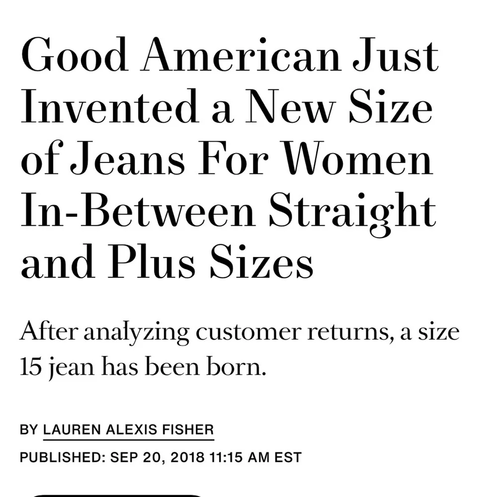NWT! Good American distressed‎ black jean shorts Sz 15W.